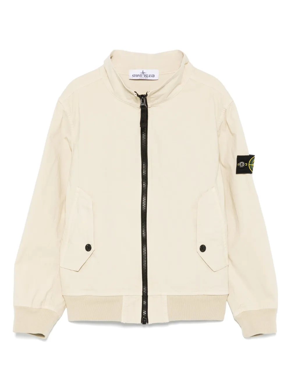 

Куртка с нашивкой Compass Stone Island Junior, нейтральный