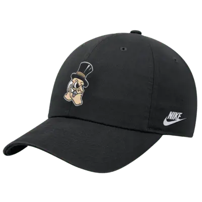 

Бейсболка Nike Wake Forest College Cap, черный