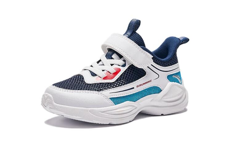 Детские кроссовки PS Low-top Белые/Синие/Красные Anta Kids, белый/синий/красный — фото 2