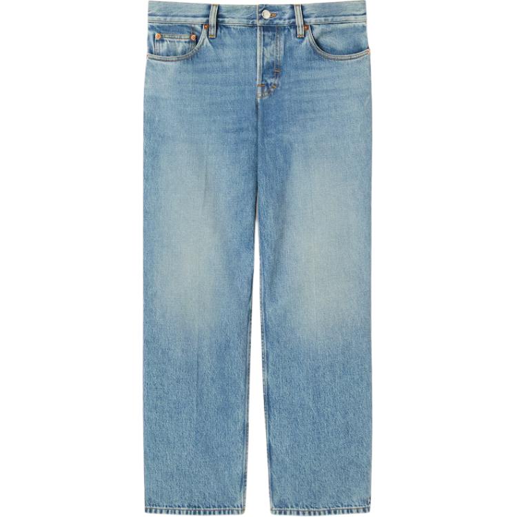 

Джинсы состаренного кроя GUCCI, светло-голубой