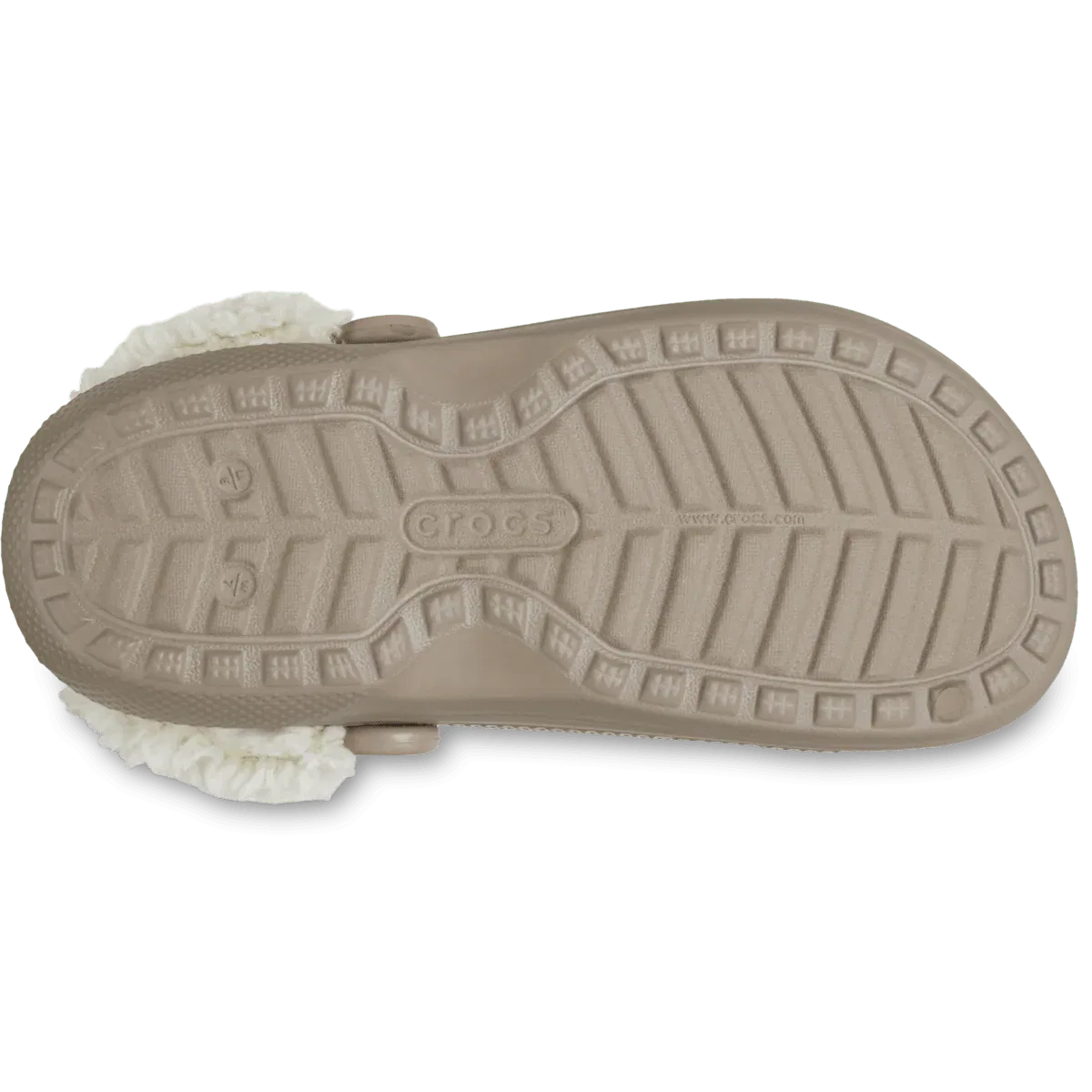 Классические сабо на флисовой подкладке Crocs, черный — фото 4