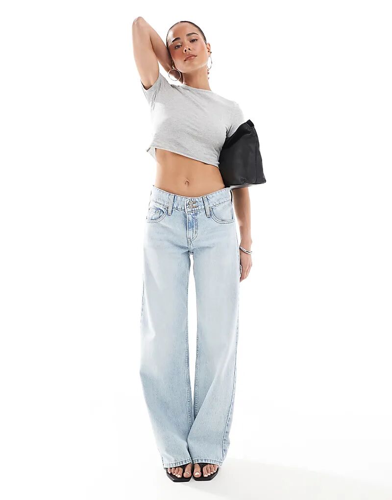 

Джинсы Levi's superlow свободного кроя, выбеленные