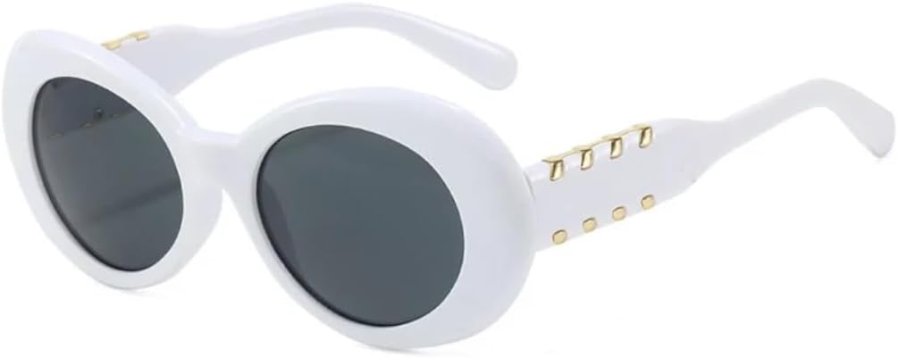 

Винтажные солнцезащитные очки «кошачий глаз» для женщин, модные, с леопардовым принтом, с защитой от УФ-излучения UV400, градиентные очки для женщин HHZZYVY, White-black