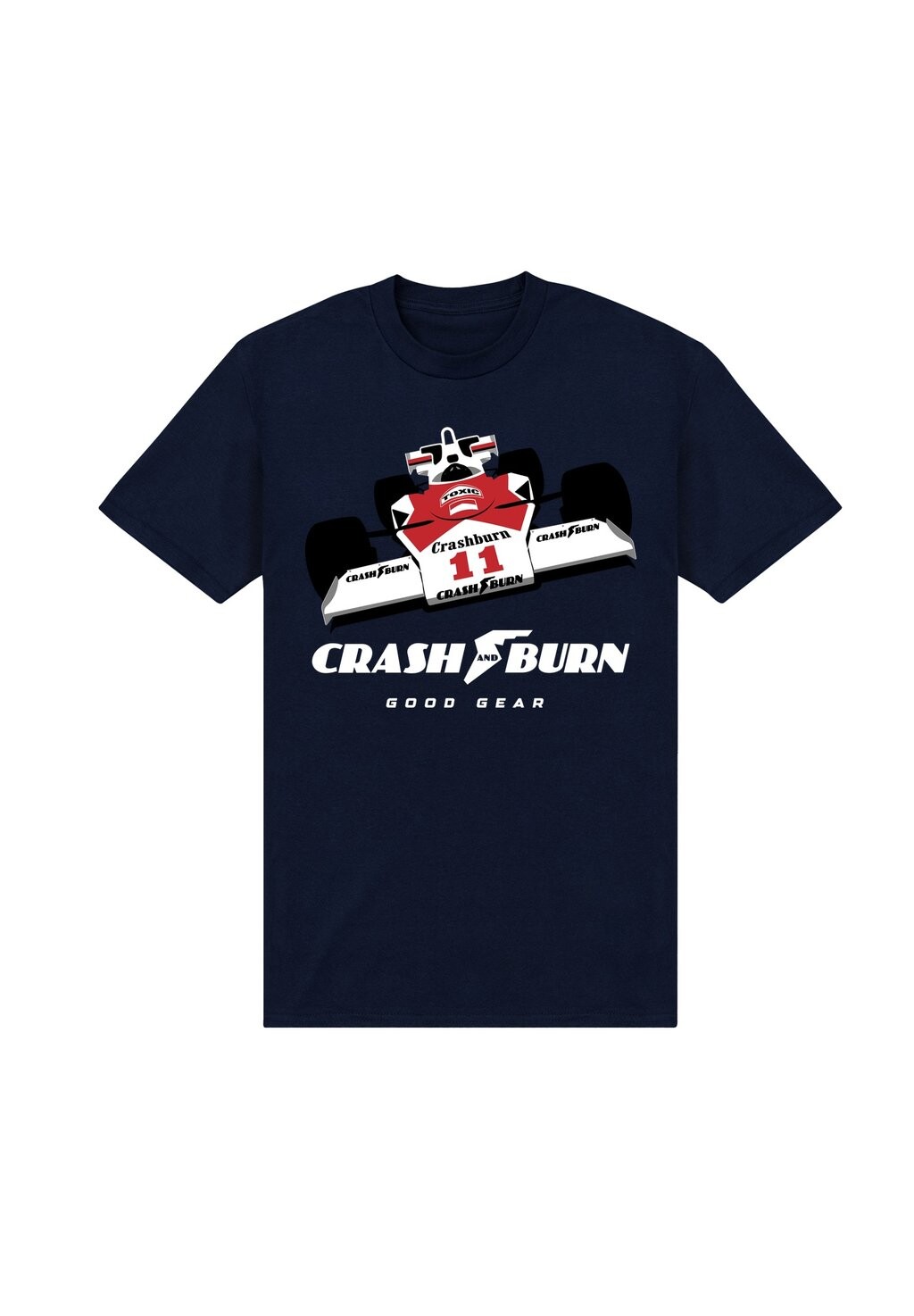 

Футболка с принтом CRASH & BURN GOOD GEAR Henry Tiger, темно-синий