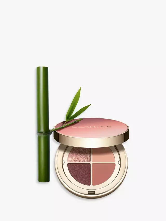 Палитра теней для век Ombre из 4 цветов Clarins, 01 Fairy Tale Nude Gradation — фото 2