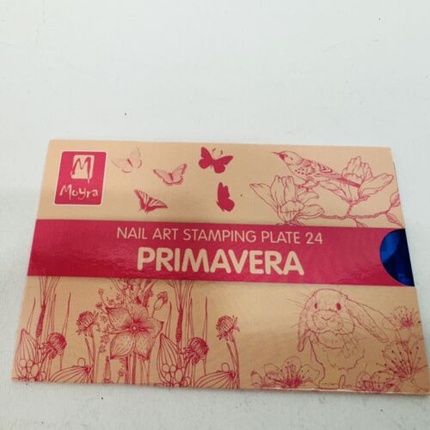 

Пластина для стемпинга, аксессуар для нейл-арта Primavera 24 Moyra