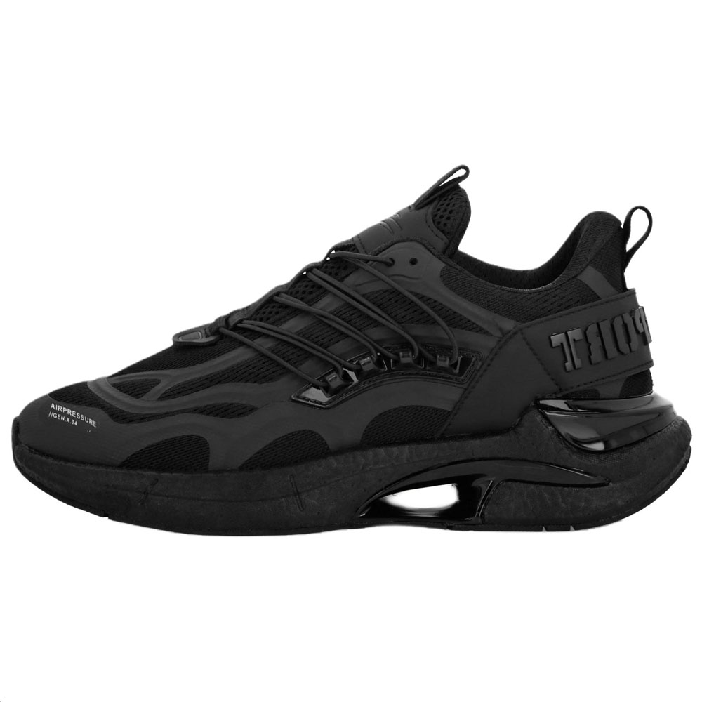 

PLEIN SPORT Кроссовки RUNNER PRESSURE Leather Low top Casual Unisex Black
