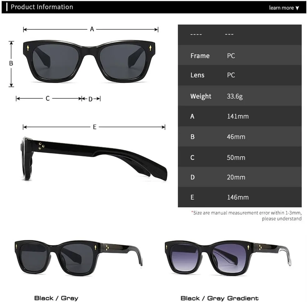 

Солнцезащитные очки с заклепками для мужчин, винтажные панк-очки, модные градиентные очки, солнцезащитные очки UV400 для женщин HHZZYVY, Black Dark Green