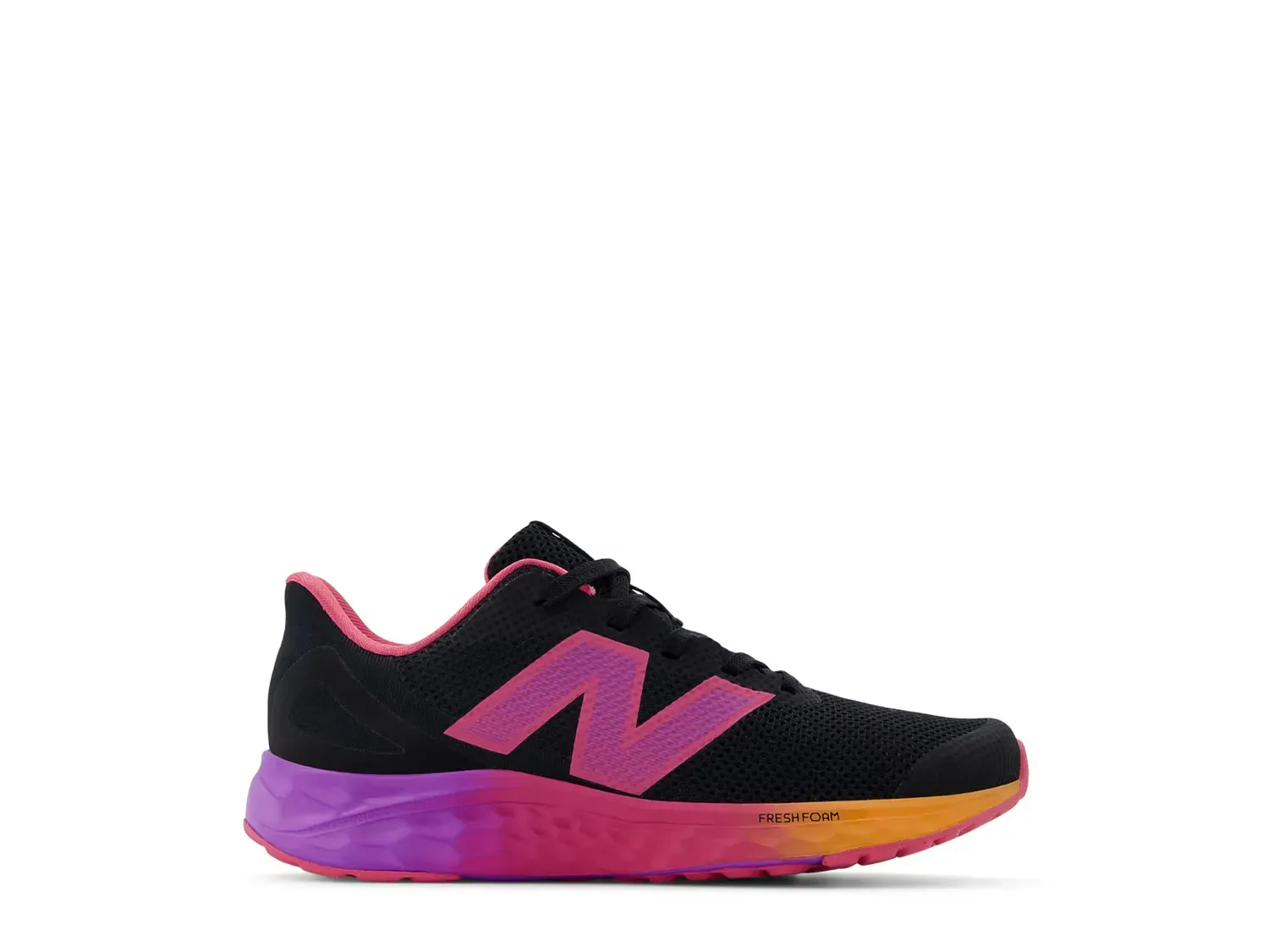 Кроссовки Fresh Foam Arishi v4 - детские New Balance, Black/Pink — фото 3