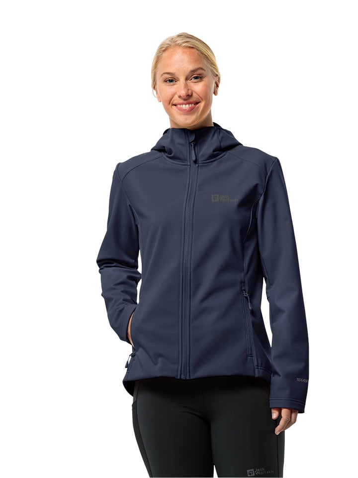 

Куртка софтшелл Bornberg Jack Wolfskin, темно-синий