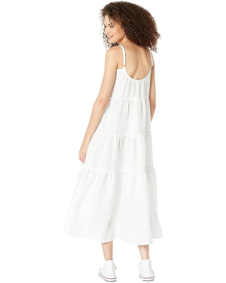 

Платье Eberjey Linen Solid Kesia Cover-Up, белый