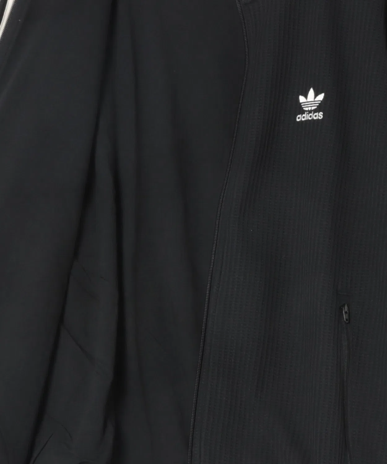 Куртка трек Adidas U WAFFLE CL TT BLACK — фото 4