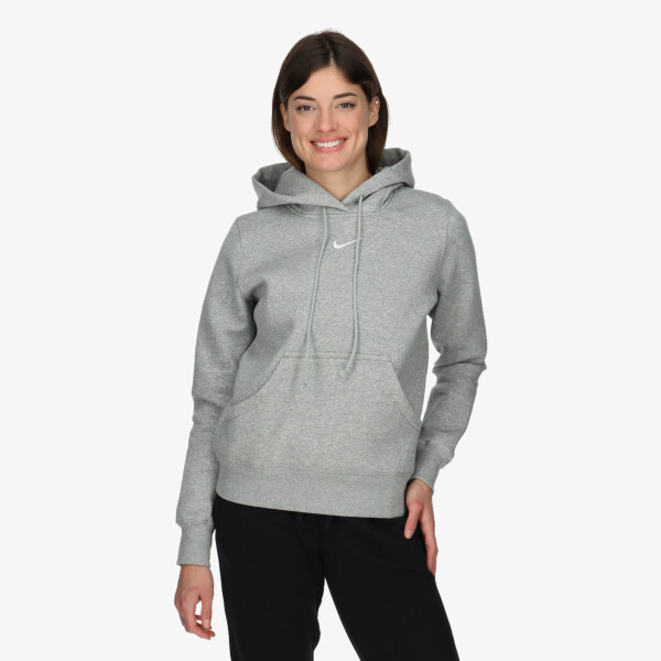 

Толстовка с капюшоном w nsw phnx flc std po Nike, серый