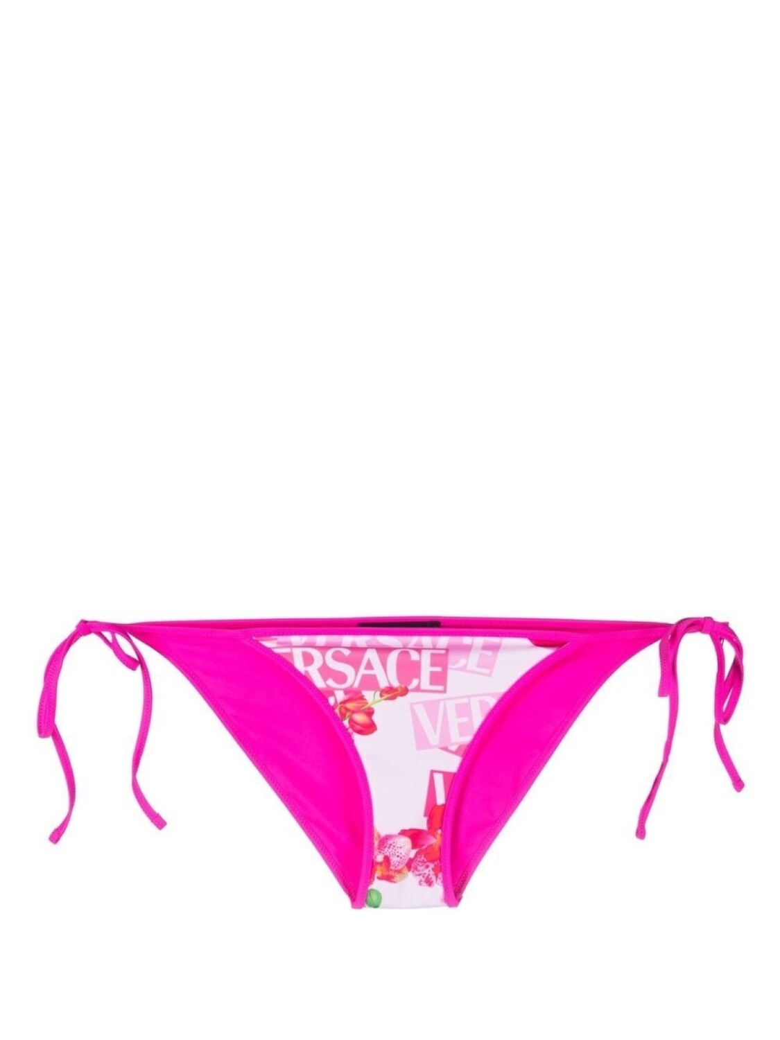 

Versace плавки бикини Reversible Logo Orchid, розовый
