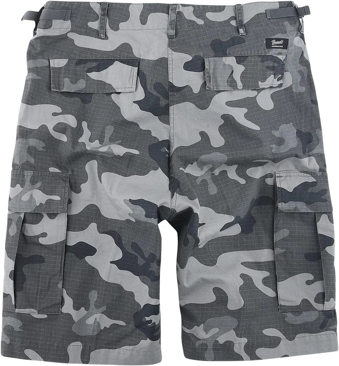 Шорты тактические карго Brandit мужские BDU Ripstop Cotton, серый — фото 2