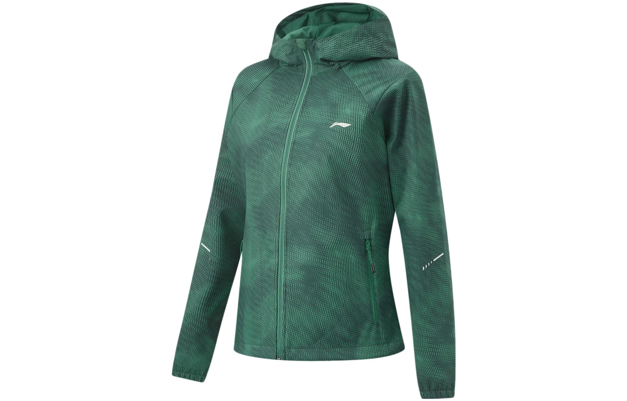 

LINING Тренч женский с принтом по всей поверхности, Pitch Black Green All over Print