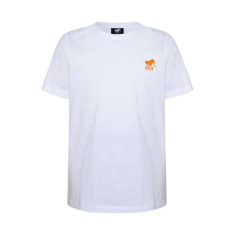 

Футболка с вышивкой этикетки POLO SYLT, цвет weiss