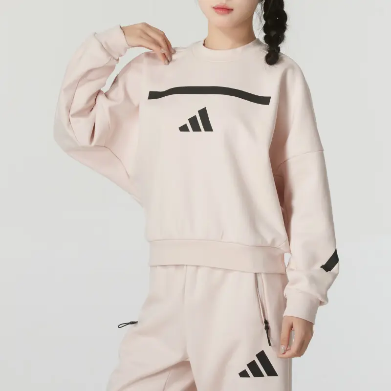 Женский худи Z.N.E. Wonder Quartz Adidas, розовый — фото 4