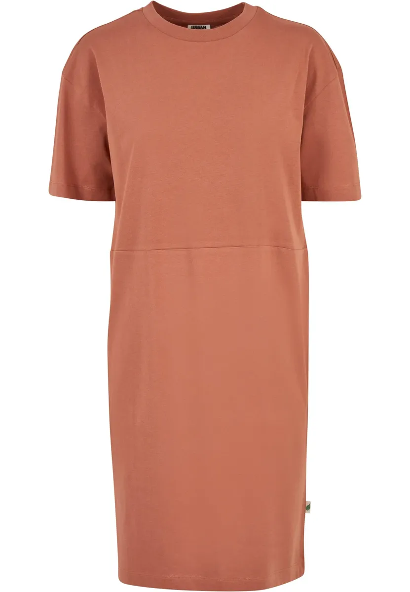 

Платье-рубашка URBAN CLASSICS " Urban Classics Women's Ladies Organic Oversized Slit Tee Dress" (1 шт.), терракотовый