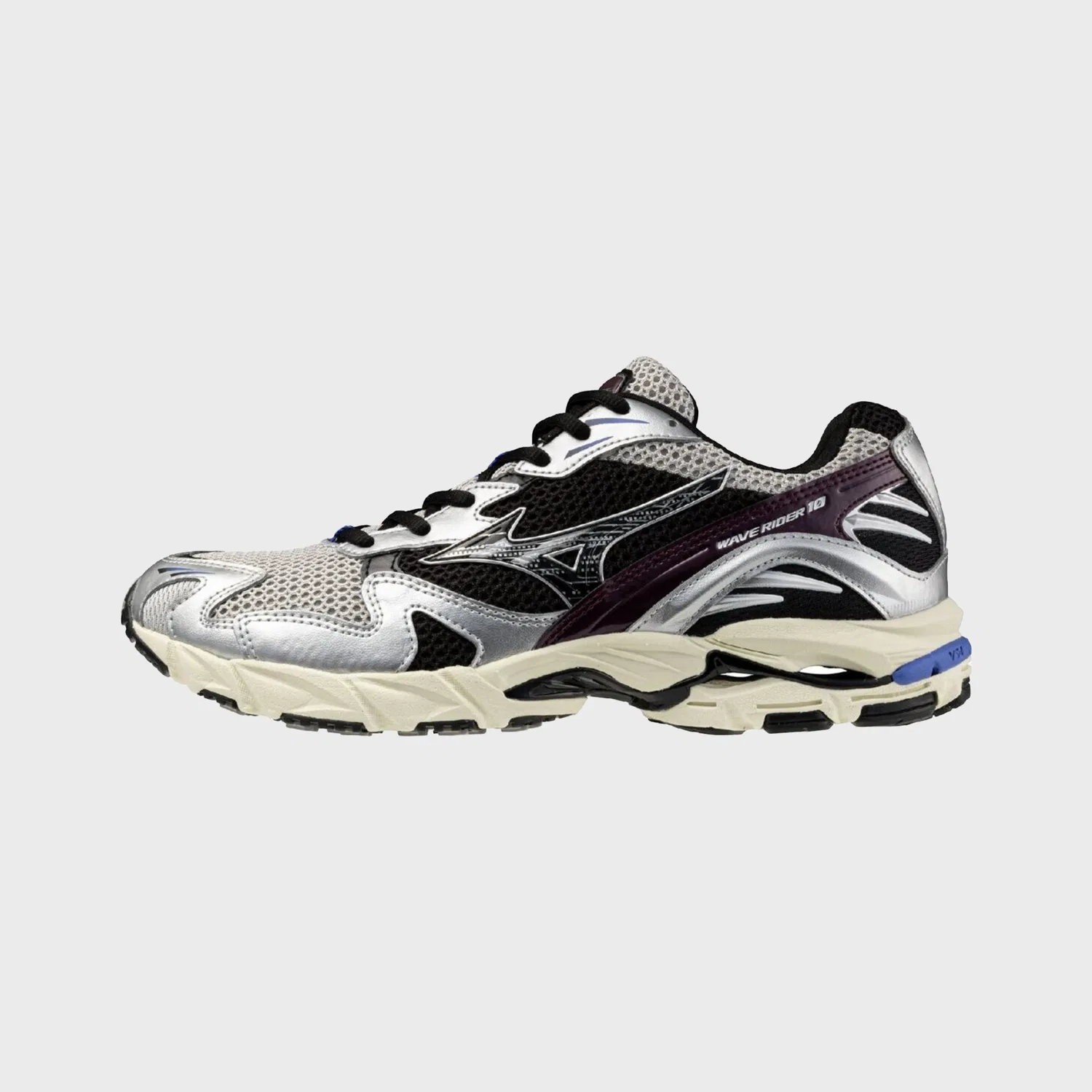 Мужские беговые кроссовки Mizuno Wave Rider 10 чёрные