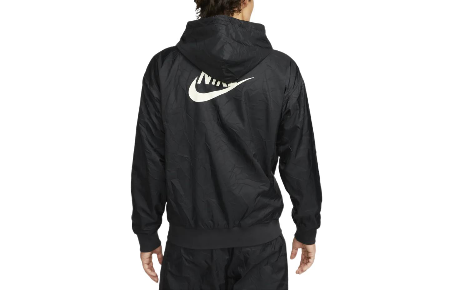 Куртка Nike Sportswear long sleeves hoodie 'Black' DQ4256-045 — фото 2