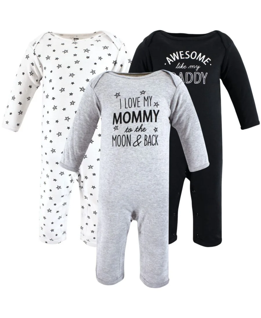 Коллекция из трех предметов: боди Hudson Baby, Mom Dad Moon Back