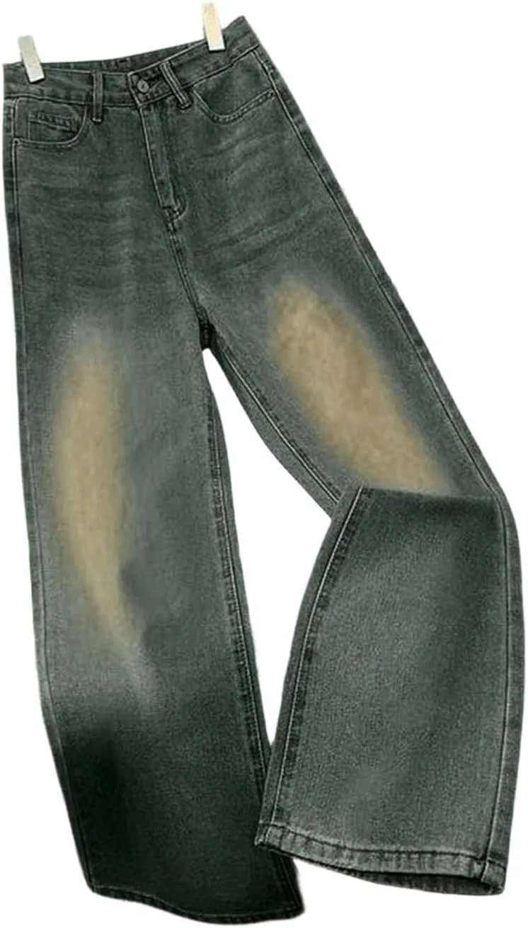 Джинсы широкие, Baggy, серый