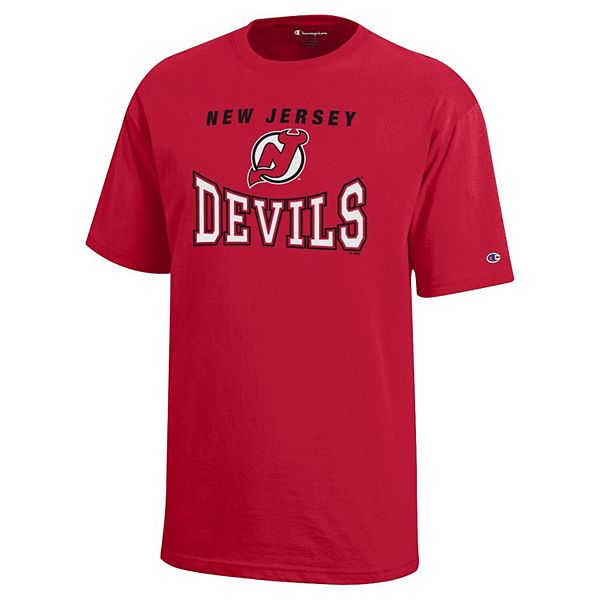 Футболка Youth New Jersey Devils красная Champion — фото 3