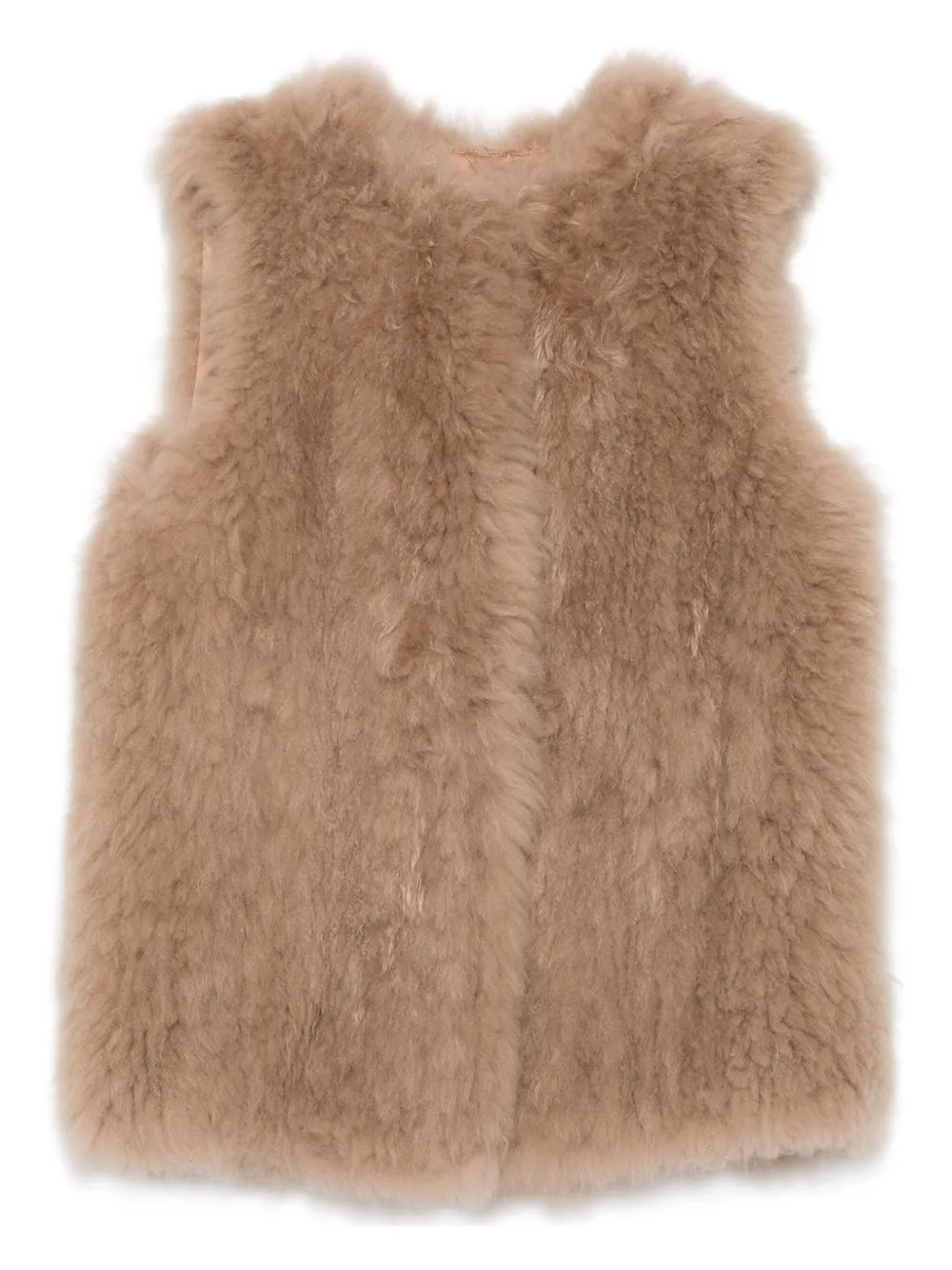 

Жилет из козлиного меха Liska, коричневый