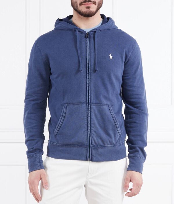 

Толстовка мужская Polo Ralph Lauren на молнии хлопковая, синий