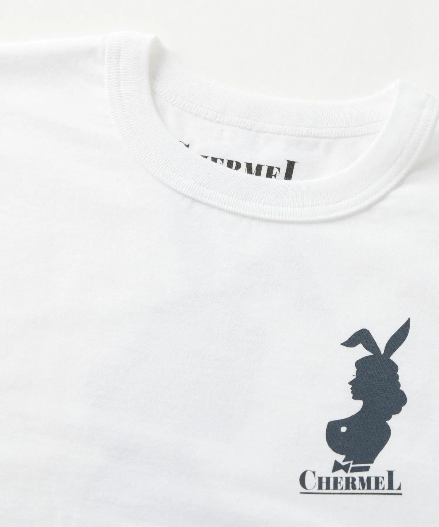 Детская футболка из хлопка CHERMEL Supima Cotton Wide Tee белая — фото 3