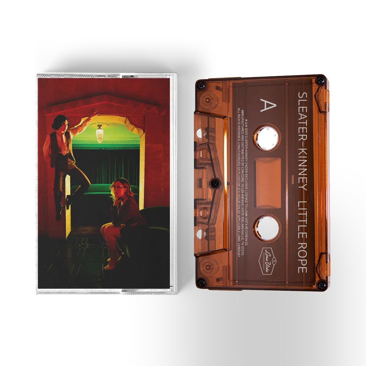 

Аудиокассета Little rope limited edition cassette Sleater Kinney