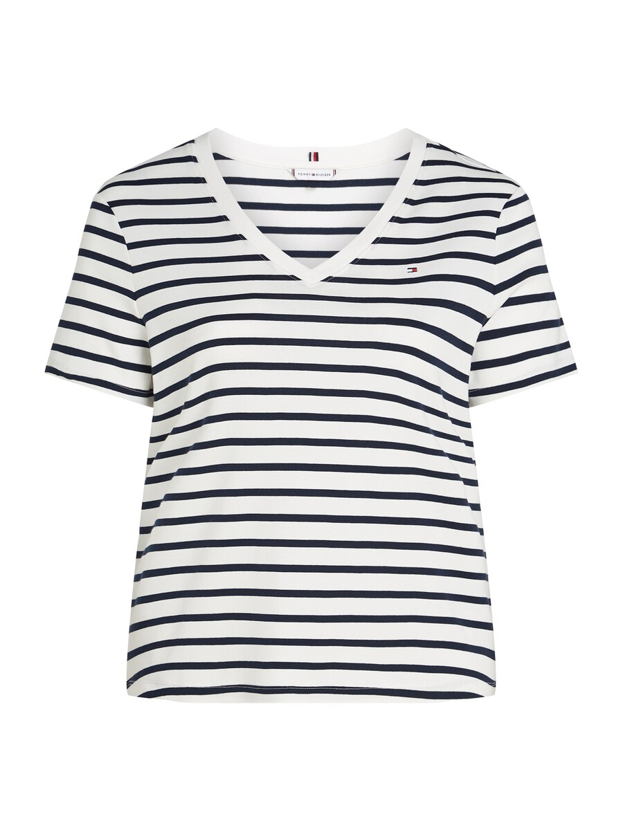 

Рубашка Tommy Hilfiger Curve, цвет marine blue/White