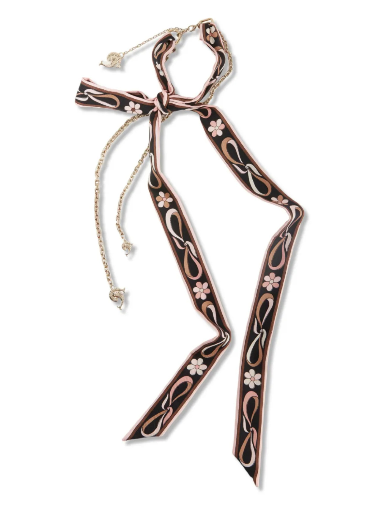 

PUCCI шелковое колье, черный