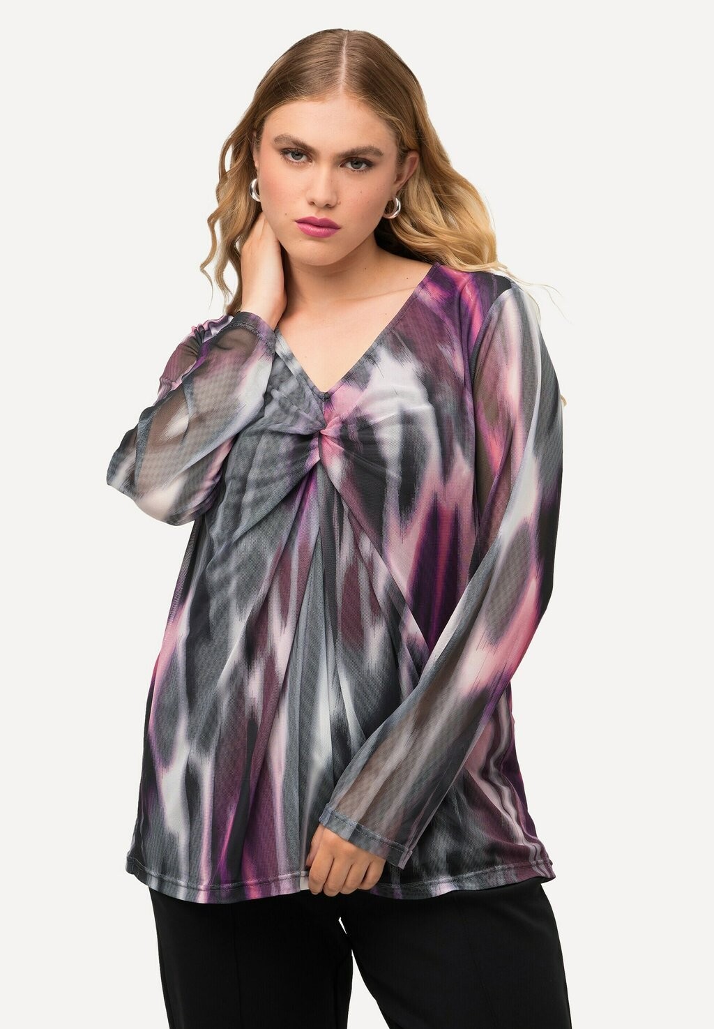 

Блуза Ulla Popken, цвет Mottled Grey