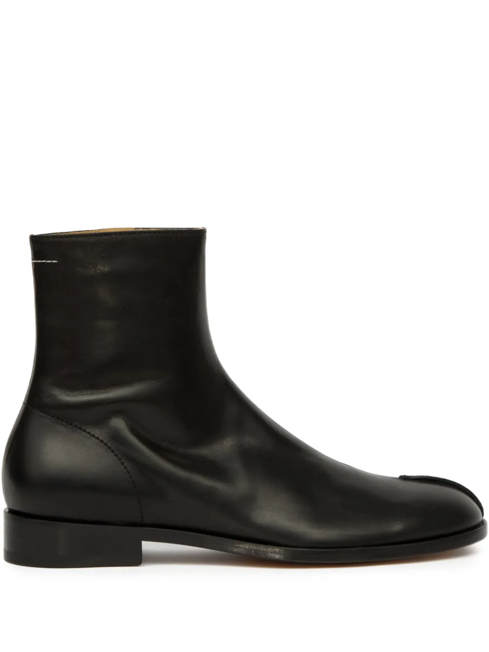 Кожаные ботинки MM6 Maison Margiela, черный