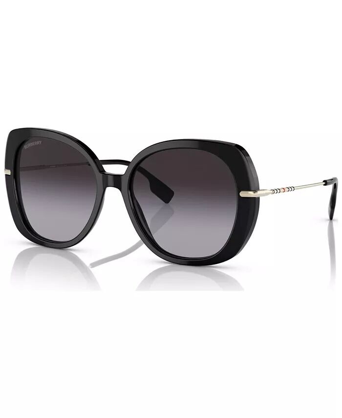 

Женские солнцезащитные очки Eugenie, BE4374 Burberry, черный