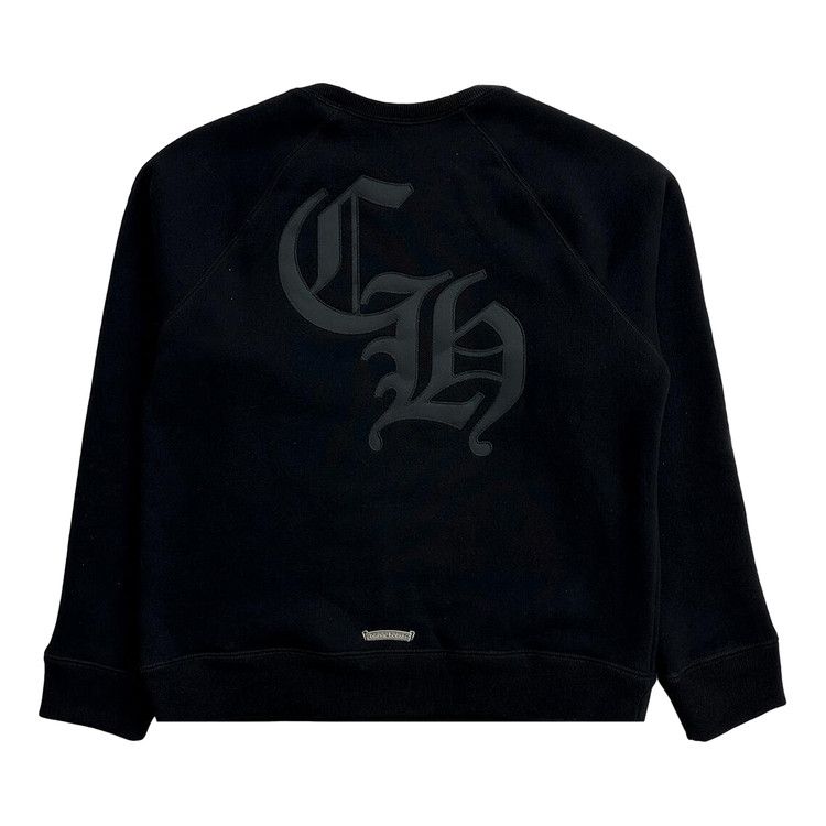 Свитер Chrome Hearts 711 Cemetery Cross Nylon CH Crewneck Sweater, Black — фото 2