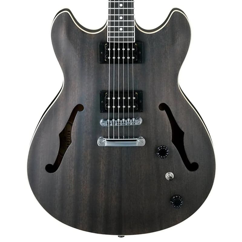 

Электрогитара Ibanez AS53 Artcore Semi-Hollowbody Electric Guitar, Flat Transparent Black