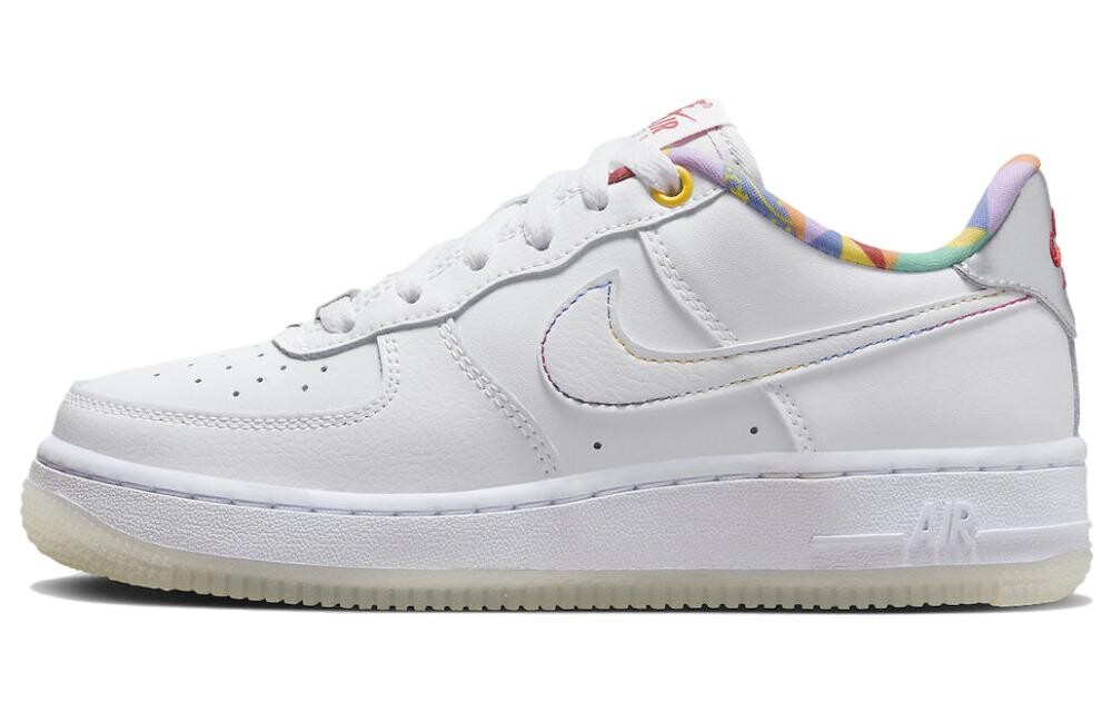 Кроссовки Nike Air Force 1 Low LV8 White Playful Print GS