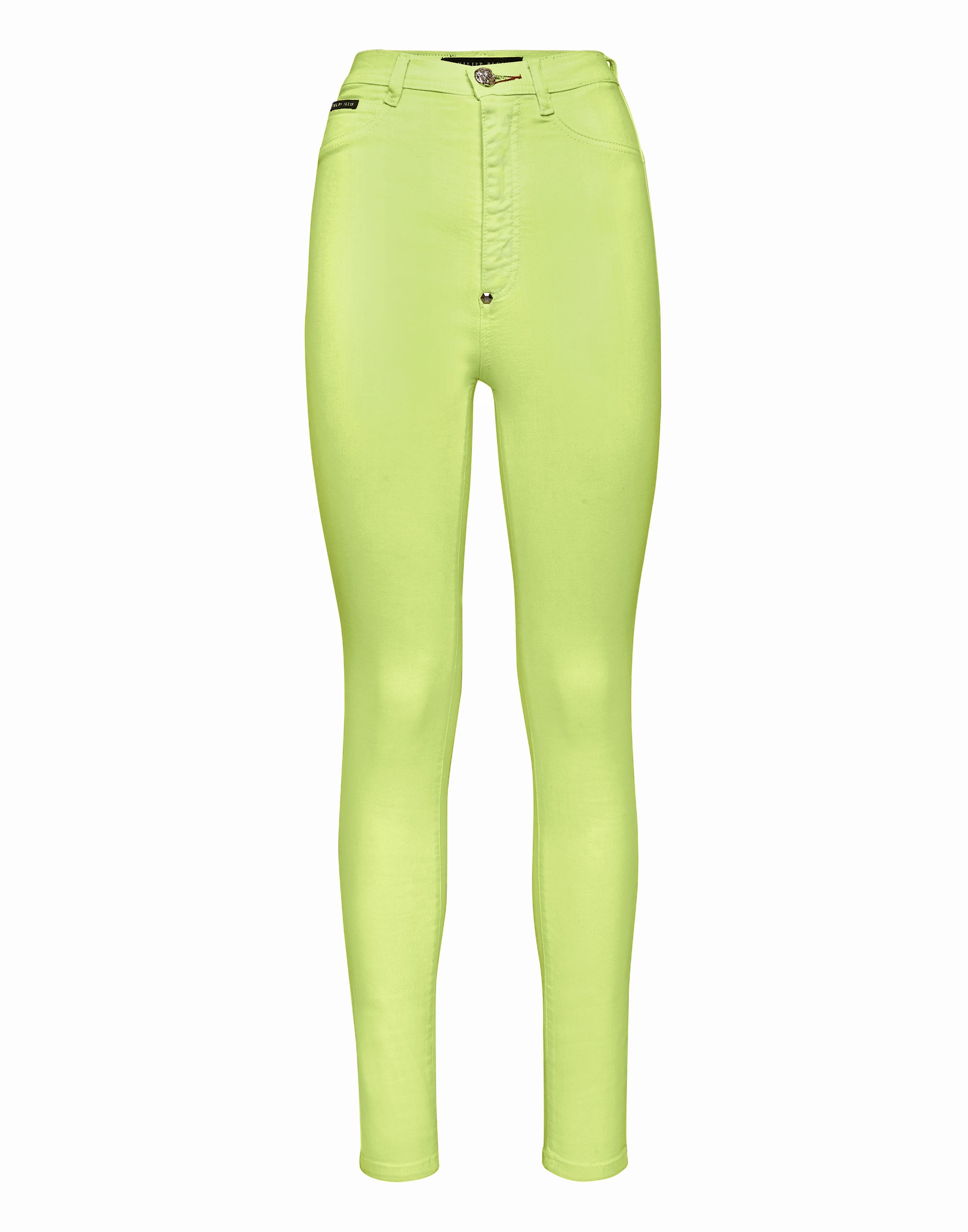 

Супер-высокая талия Джеггинсы PHILIPP PLEIN, цвет yellow fluo
