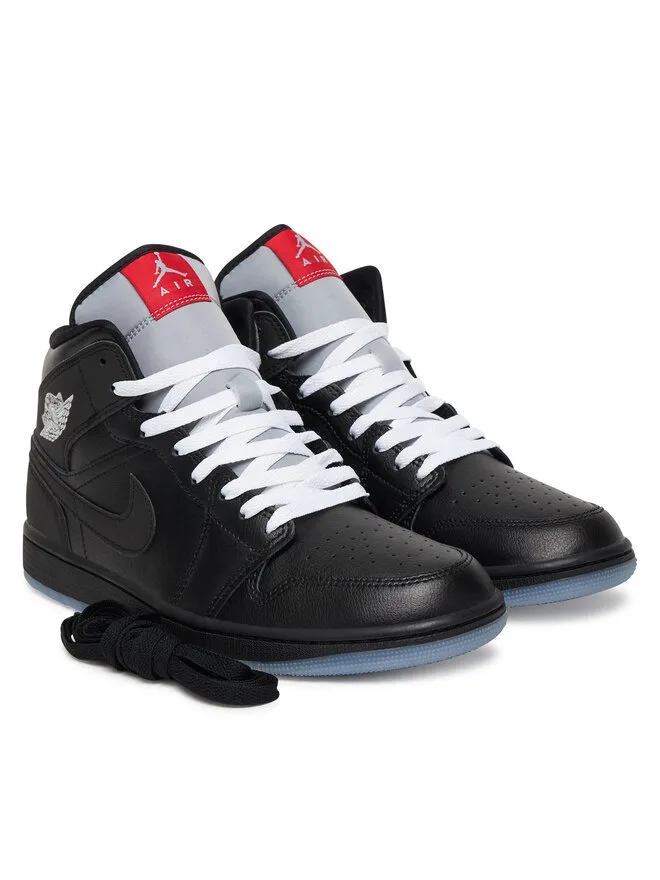 Nike Кроссовки Air Jordan 1 Mid SE HV5177 010, черный — фото 3