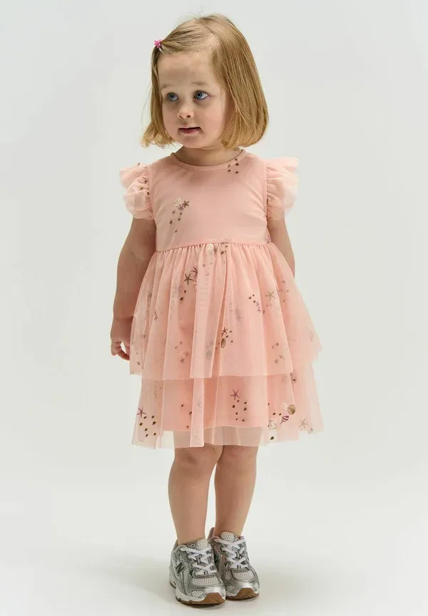 Платье Tnsttulla s_l day dress The New Siblings, персиковый крем