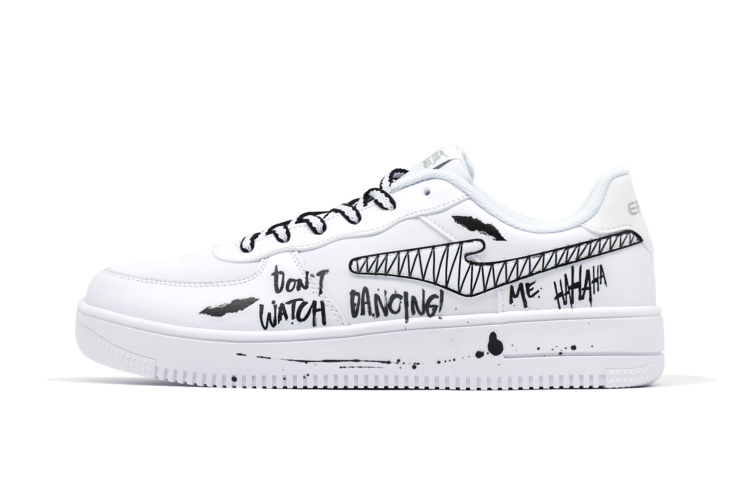 

Кеды мужские, обувь для скейтбординга низкая белый/черный Erke