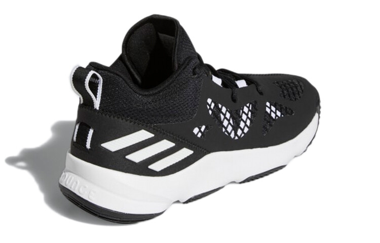 Кроссовки Adidas Vintage Basketball, черный/белый — фото 2