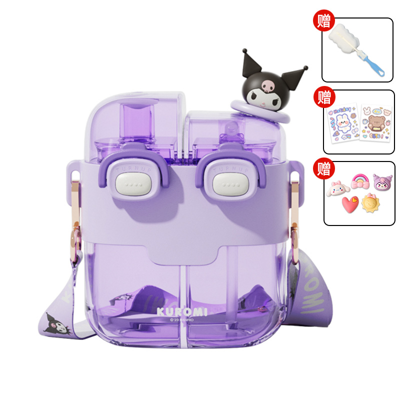 Пластиковые стаканы для воды 500 700ml Sanrio, зеленый — фото 3