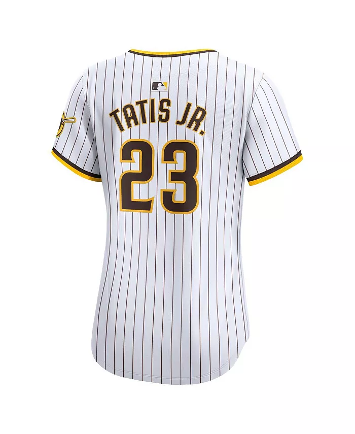 Женская белая футболка игрока Fernando Tatis Jr. San Diego Padres Home Limited Nike — фото 2