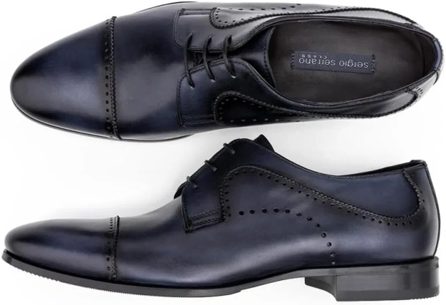 Туфли SERGIO SERRANO - Shoe, Navy — фото 2