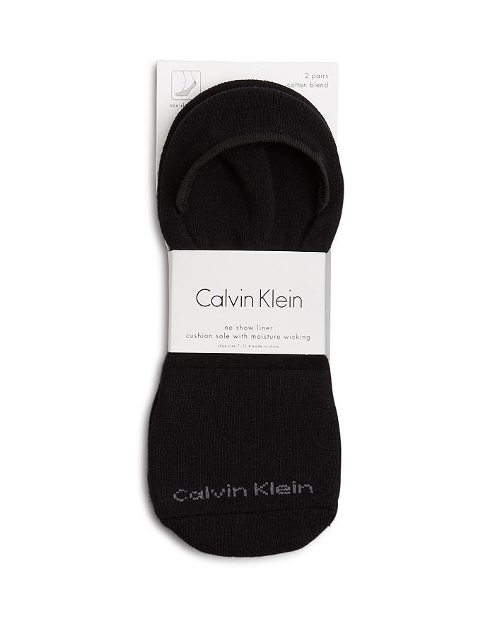 

Носки с низкой подошвой Cushion Sole, упаковка из 2 шт Calvin Klein, черный