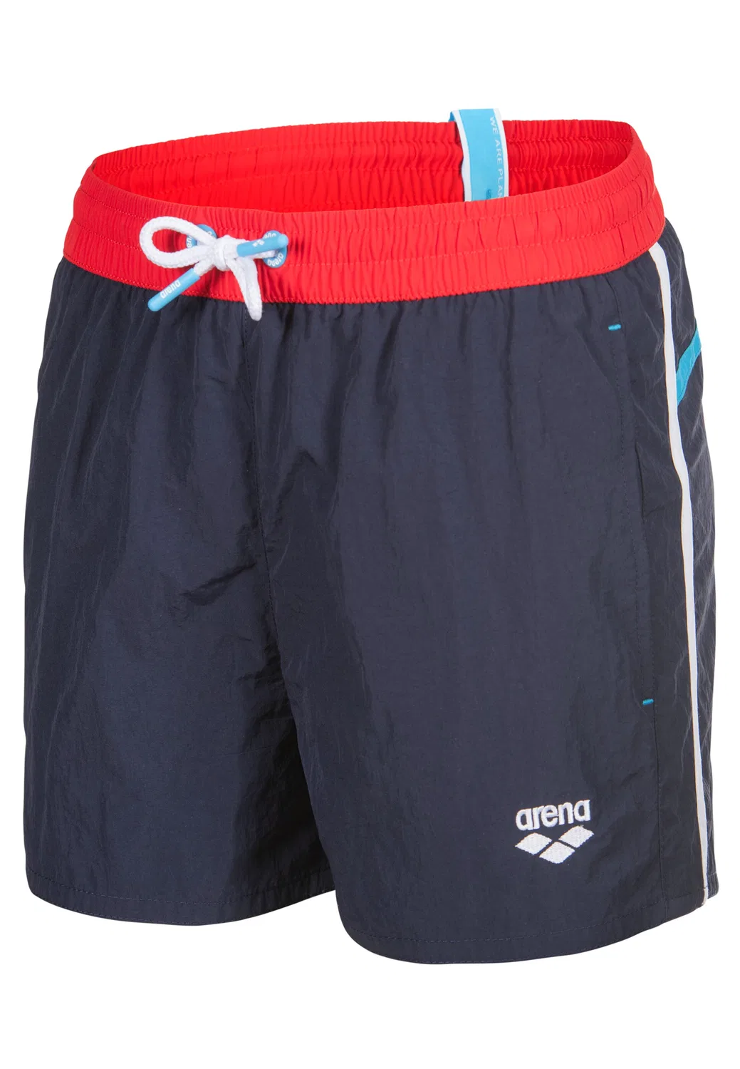 Пляжные шорты Arena Board Shorts TAPES BEACH SHORT темно-синего цвета — фото 2